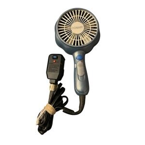 Conair Curl Fusion Blow Dryer Curl Styler Diffuser Model 222 Blue Tested Working